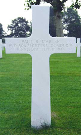 Paul R. Carter - Headstone 1