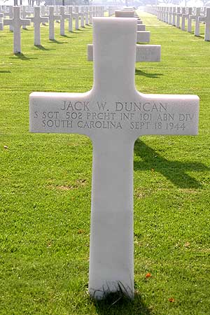Jack W. Duncan - Headstone 1