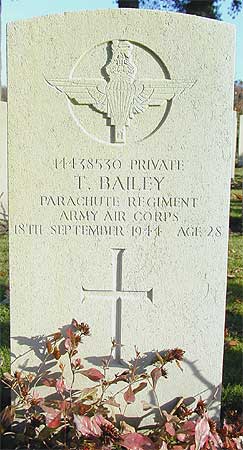 Thomas Bailey - Headstone 1