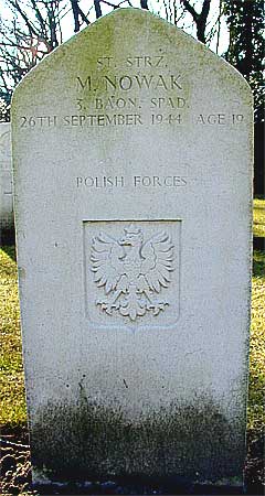 Marian Nowak - Headstone 1