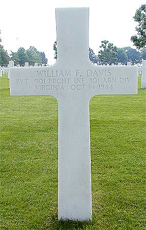 William F. Davis - Headstone 1