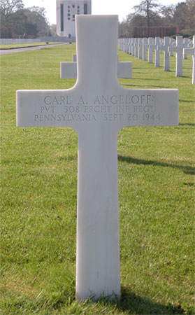 Carl A. Angeloff - Headstone 1