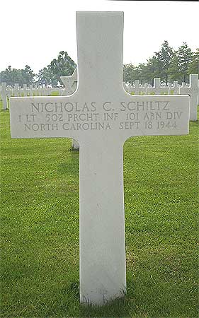 Nicholas C. Schiltz - Headstone 1