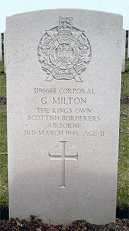 George Milton - Headstone 1