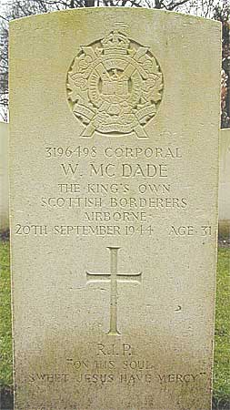 William McDade - Headstone 1