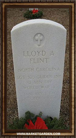Lloyd A. Flint - Headstone 1