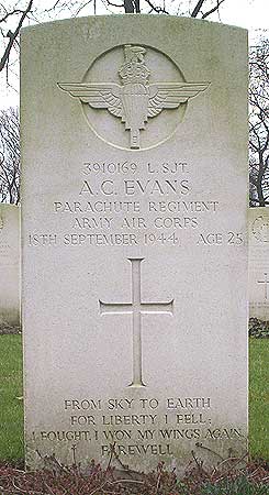 Arthur C. Evans - Headstone 1