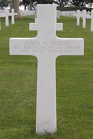 James W. Brodie - Headstone 1