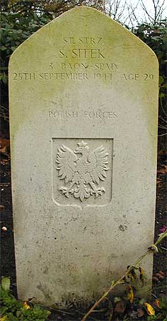 Stanislaw Sitek - Headstone 1