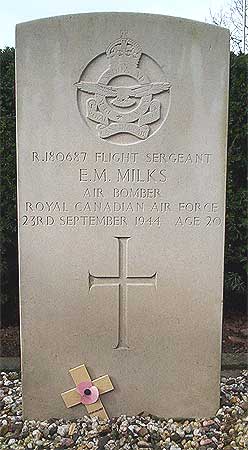 Erle M. Milks - Headstone 1