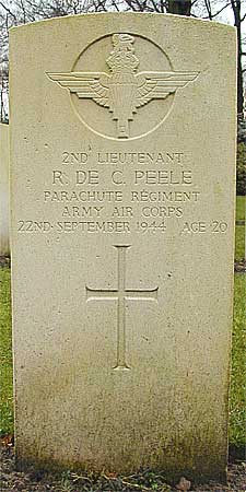 Richard de Courcy Peele - Headstone 1