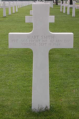 Mart Smith - Headstone 1