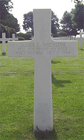 James E. Wickline - Headstone 1