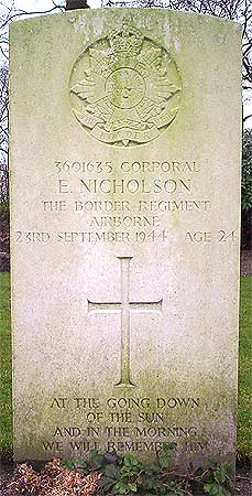Edward Nicholson - Headstone 1