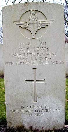 Walter G. Lewis - Headstone 1