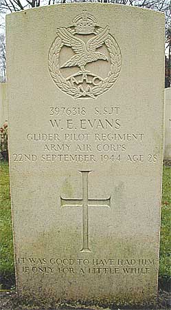 William E. Evans - Headstone 1