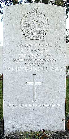 James Vernon - Headstone 1
