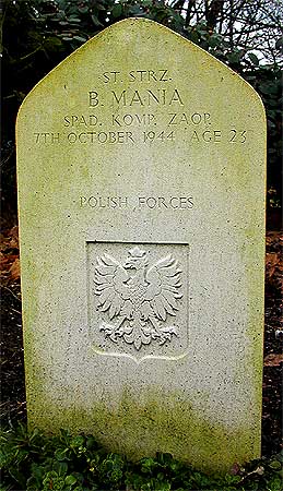 Boleslaw Mania - Headstone 1