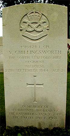 Victor Chillingsworth - Headstone 1