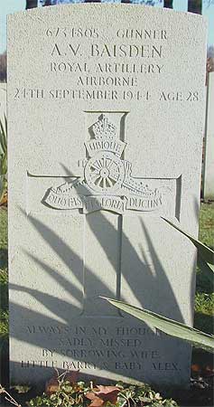 Alexander V. Baisden - Headstone 1