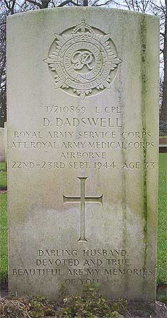 David Dadswell - Headstone 1