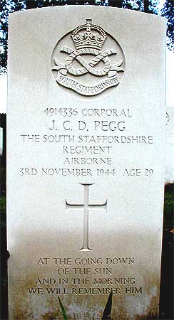 John C.D. Pegg - Headstone 1