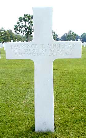 Lawrence T. Whitehair - Headstone 1