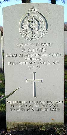 Alfred S. Hope - Headstone 1
