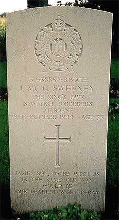James M. Sweeney - Headstone 1