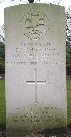 Ernest J. Baker - Headstone 1