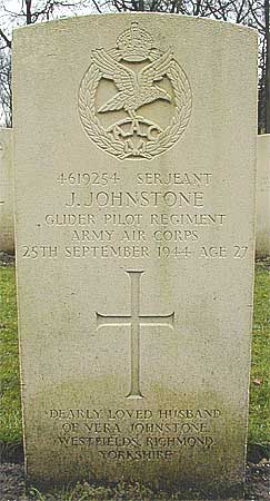 Joseph Johnstone - Headstone 1