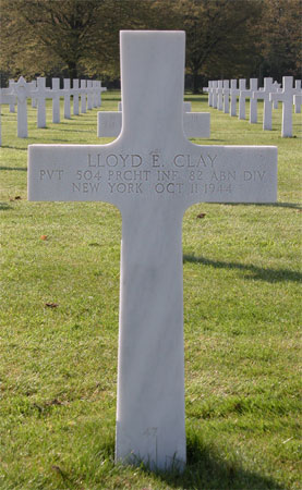 Lloyd E. Clay - Headstone 1