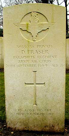 Douglas Fraser - Headstone 1