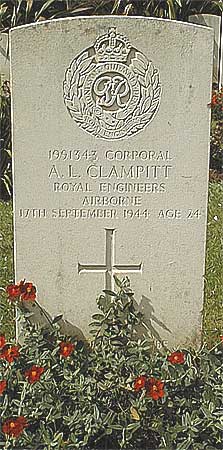 Arthur L. Clampitt - Headstone 1