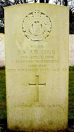 John S.A. Coke - Headstone 1