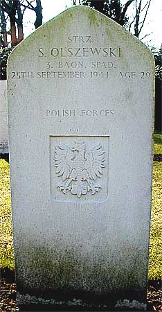 Stanislaw Olszewski - Headstone 1