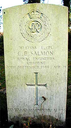 Charles E. Salmon - Headstone 1