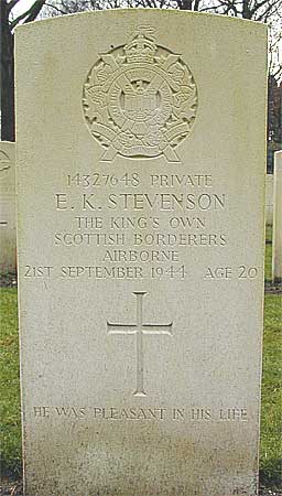 Eric K. Stevenson - Headstone 1