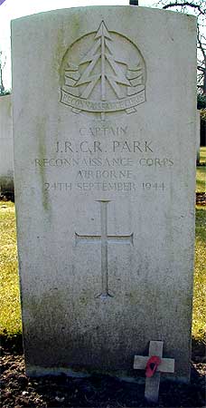 John R.C.R. Park - Headstone 1